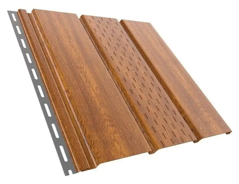 Софіт ASKO Панель перфорована (дуб золотий) 1,07 м.кв. - Зображення 1