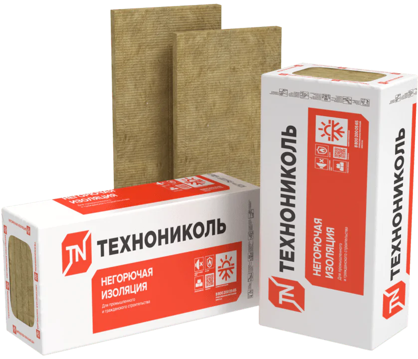 821157295_w640_h640_6808b9fceae0e3__a1097dee11 Мінеральна вата Технофас Ефект 50мм 135кг/м³ кількість 1м² Техноніколь - Зображення 1